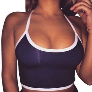 Boho Tank Bustier Crop Top Cami 🌸